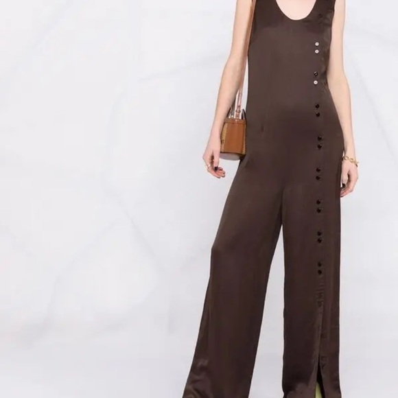 AERON Falcon Wide Leg Jumpsuit Small - Picture 1 of 8